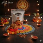 BASU JI Thekuaa Traditional Indian Sweet Snacks, Handmade Bihari Style, Jaggery & Wheat Flour, 250g